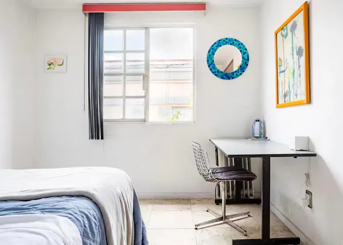 Private Sanctuary In Coyoacan Private & Bathroom Curated Coyoacan Experience